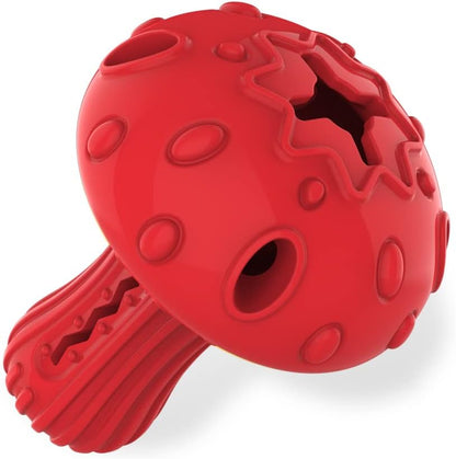 SCHITEC Dog Chew Toy for Large & Medium Dogs, Rubber Treat Dispensing Toy for Aggressive Chewers, Interactive Slow Feeder Tough Puzzle Toys Teeth Cleaning