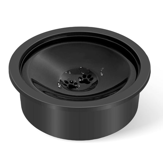 No Spill Water Bowl for Dogs, 30oz Slow Drinking Dog Slobber Stopper, Non Spilling Messy Splash or Drip