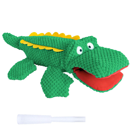 SCHITEC Squeaky Dog Toys, No Stuffing Crinkle Plush Water Bottle Dog Toy, Interactive Squawking Puppy Teething Pet Chew Toy for Small Medium Large Dogs