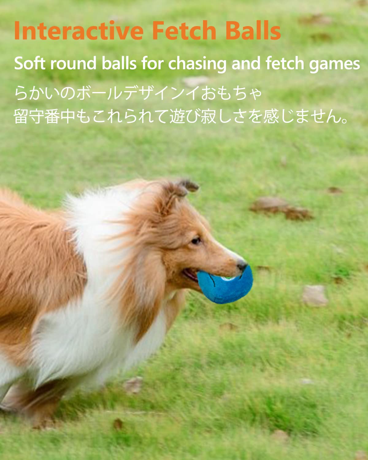 Squeaky Dog Toys, [8 Pack] Soft Stuffed Plush Balls with Squeakers, Interactive Fetch Play for Puppy Small Medium Pets